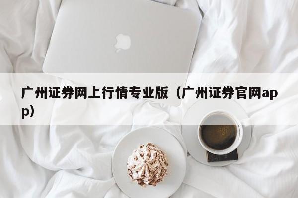 广州证券网上行情专业版（广州证券官网app）