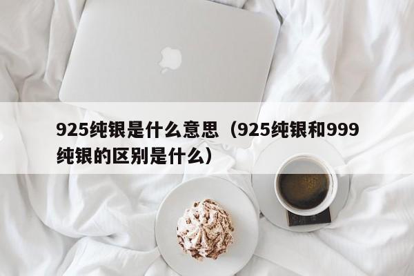 925纯银是什么意思（925纯银和999纯银的区别是什么）